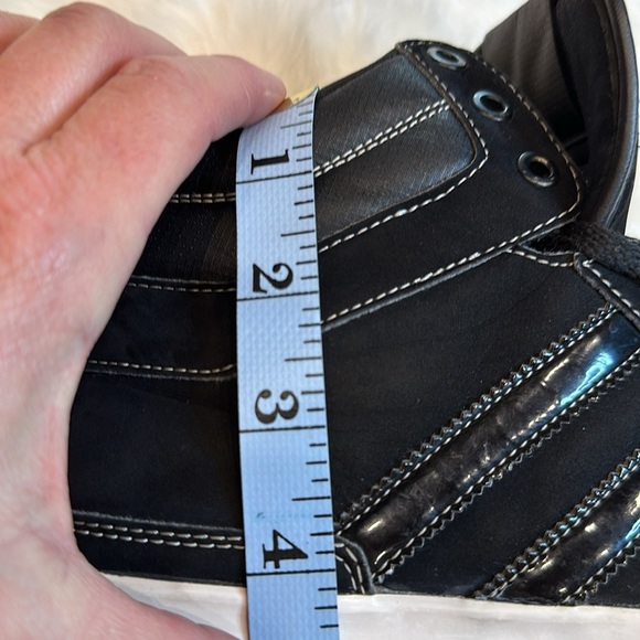 Adidas black and white high tops, size 8.5 - Picture 8 of 12